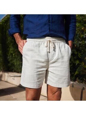 Collars & Co. NWT Toscano Linen & Cotton Shorts - Size XL